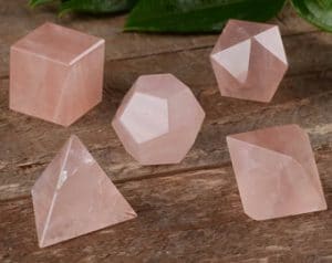 The five platonic solids present in crystals are the core of scared geometry