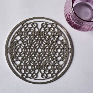 Universal DNA Stainless Steel 160mm small coaster sized plate