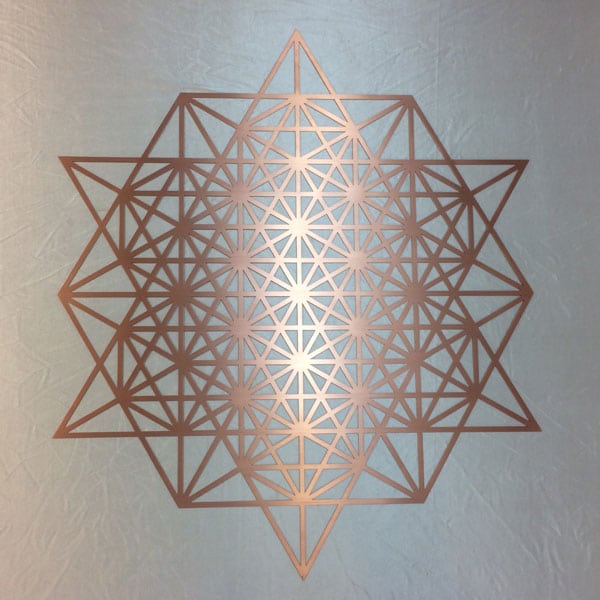 64 Grid Tetrahedron pure copper