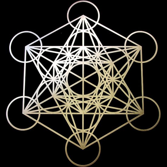 Metatron's Cube pure copper resonance plate